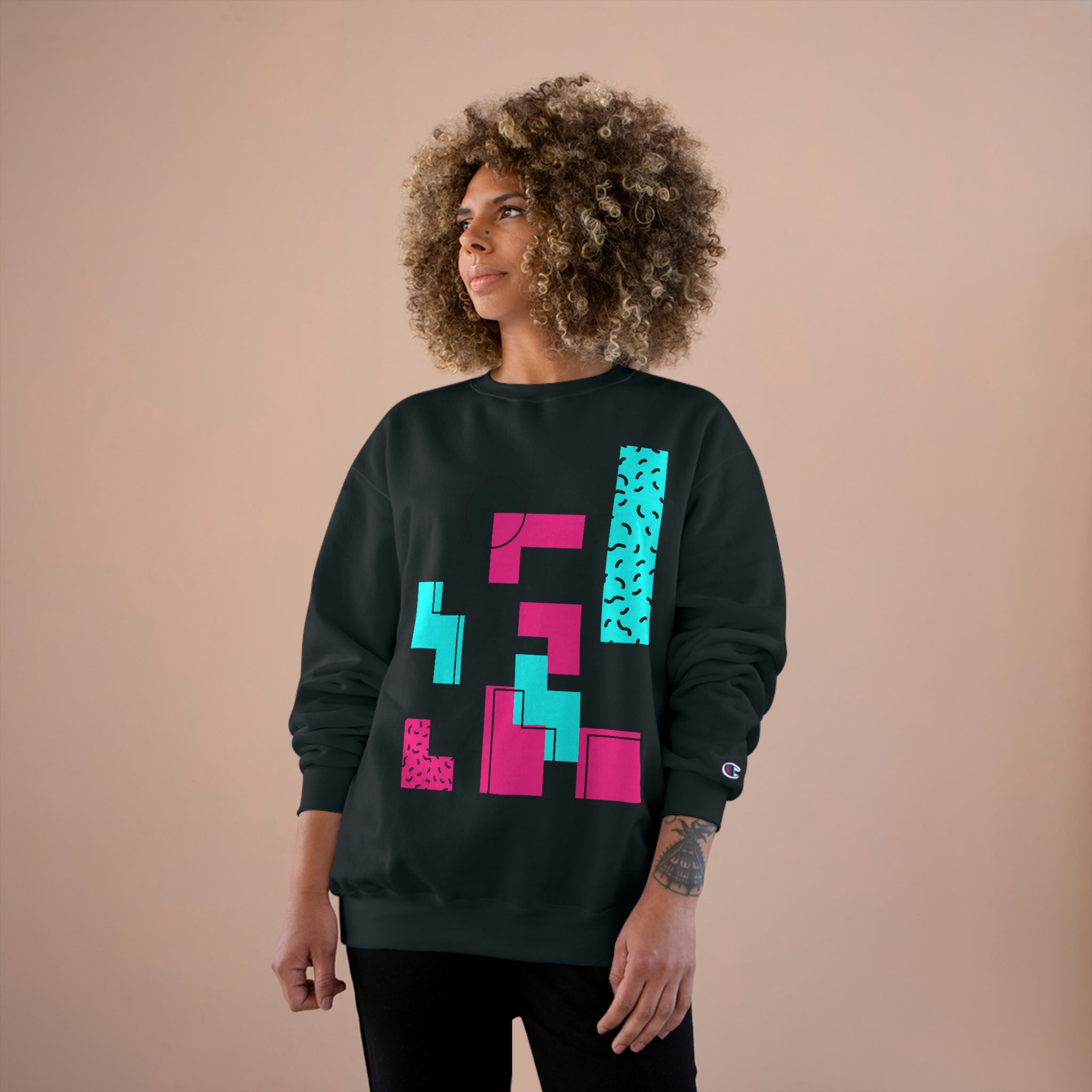Champion Geometric Pattern Sweatshirt